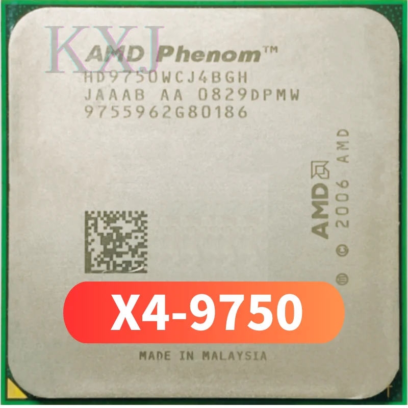 

AMD Phenom X4 9750 X4-9750 HD9750WCJ4BGH HD975BWCJ4BGH 95 Вт четырехъядерный настольный процессор 2,4 ГГц Разъем AM2 +/940pin