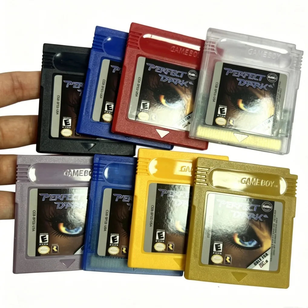 Rewritable Game Cartridge with Battery in 9 Colorful Shells - USA Edition
