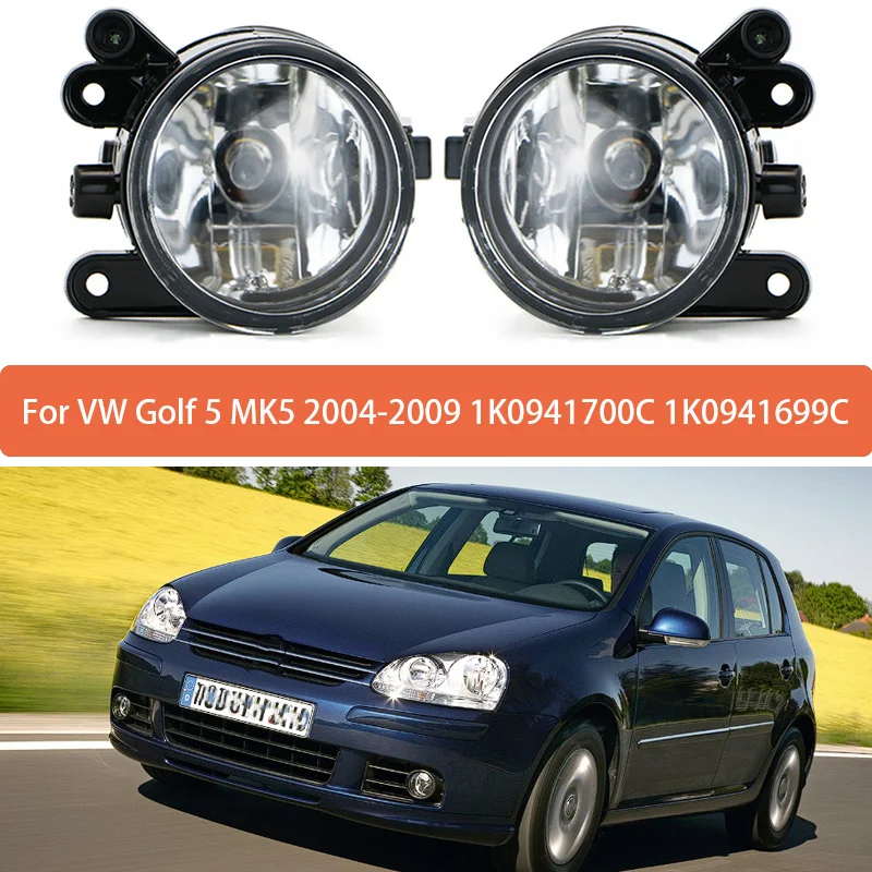 전면 왼쪽 오른쪽 할로겐 안개등 안개등, VW 골프 5 MK5 2004-2009 1K0941700C 1K0941699C 에 적합