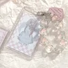 SKYSONIC Crystal Acrylic Card HoIder Set Cool Pendant Idol Postscards Storage Keychains Bus ID Cards Organizer Photo Cards Frame 4