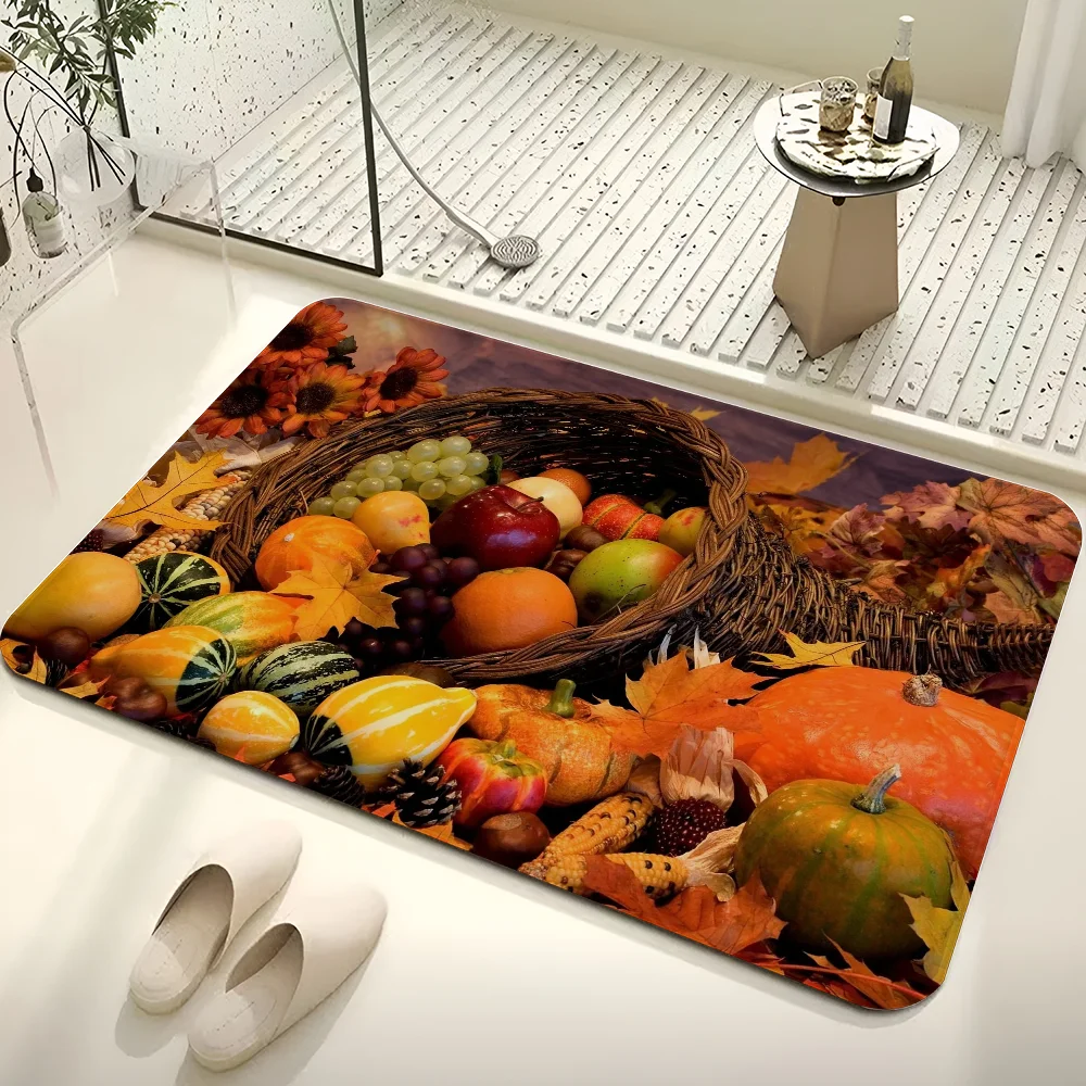 Autumn Pumpkin Pattern Cartoon Tapestry Bohemian Wall Tapestries Mandala Home Decor 4