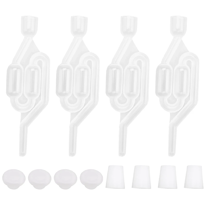 

Горячая брожения воздушный замок, пивоваренный воздушный замок вина воздушный замок пива воздушный замок с резиновой пробкой заглушки Airlock с двойным пузырем Airlock