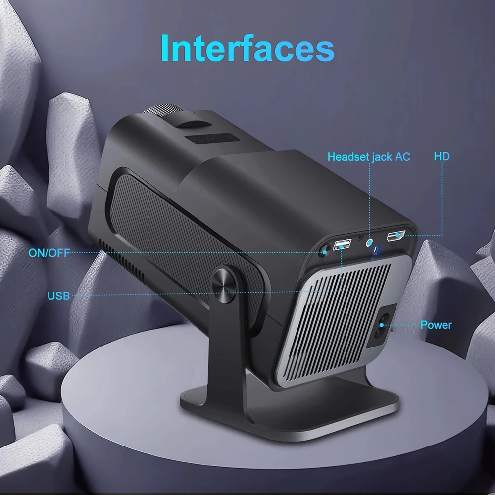 SmartIdea Android 11 Projector Native 1920 x 1080P 390ANSI Wifi6 BT5.0 Full HD Cinema portable Projetor 180 degree free style