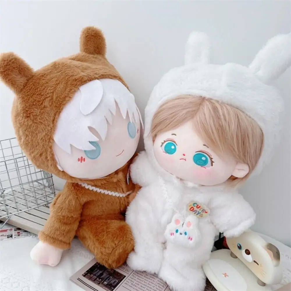 

Multistyles Doll Clothes New Mini Cute Rabbit/Bear Overalls Idol Doll Outfit 40cm Cotton Stuffed Dolls
