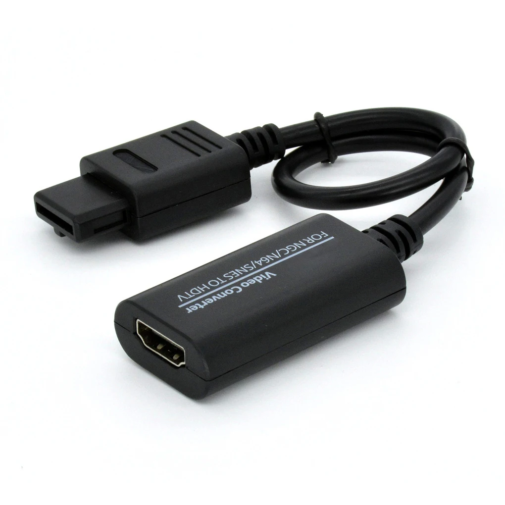 Convertitore Compatibile Da 1080P N64 A Hdmi Splitter Video Tv Hd Per Accessori Di Gioco Per Console Gamecube Nintendo 64/Snes/Ngc