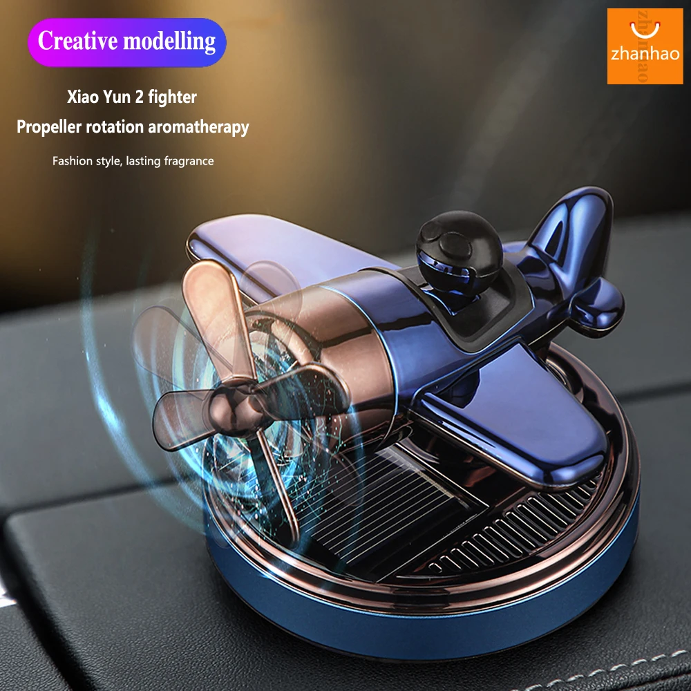 Buy Dhairya Creations New Army Style Solar Powered Car Perfume Aromatherapy  Helicopter Air Freshener Diffuser Perfume Auto Rotation Fan, For Car  Dashboard with liquid Perfume