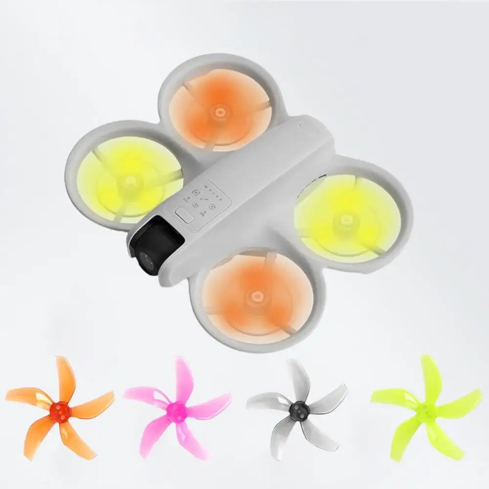 Hélices Drone 2 Paires Orange/Gris/Rose Compatible DJI Mavic Mini
