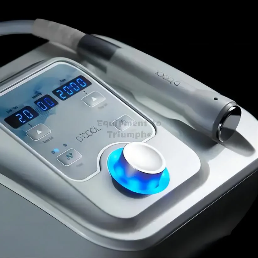 Hotest DCool Hot cold Hammer Skin Facial Mesotherapy Machine with Heating Cooling and Electroporation System for Skin Tightening 3