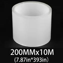 Glossy Clear Anti - Scratch Car Door Protector Film - Transparent Nano Tape (200MM X 10M)