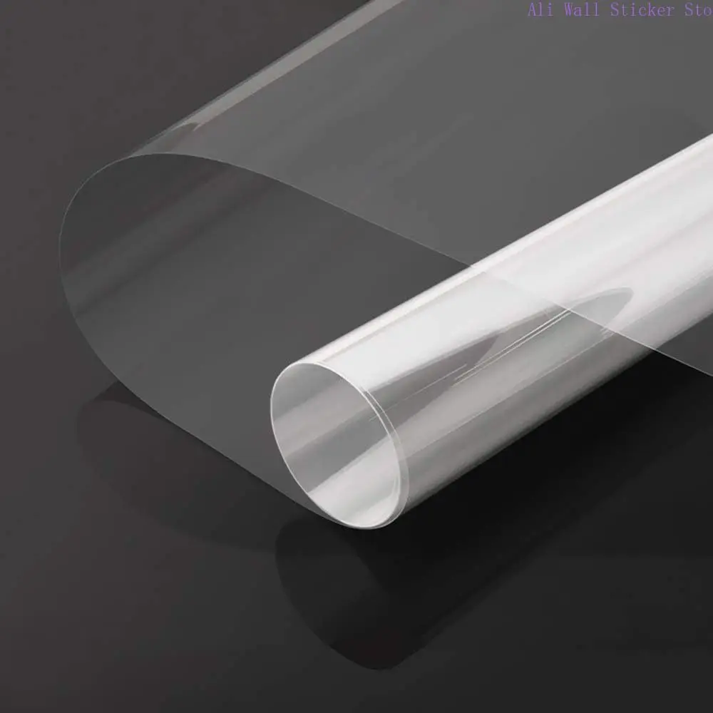 

60 Clear Contact Paper Roll Self-Adhesive Film Cover Removable Wallpaper Transparent Waterproof Shelves Kitchen Cabinets Desks