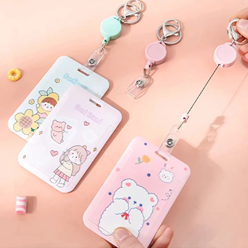 Cute Cartoon ID Card Holder - Stylish Card Cover