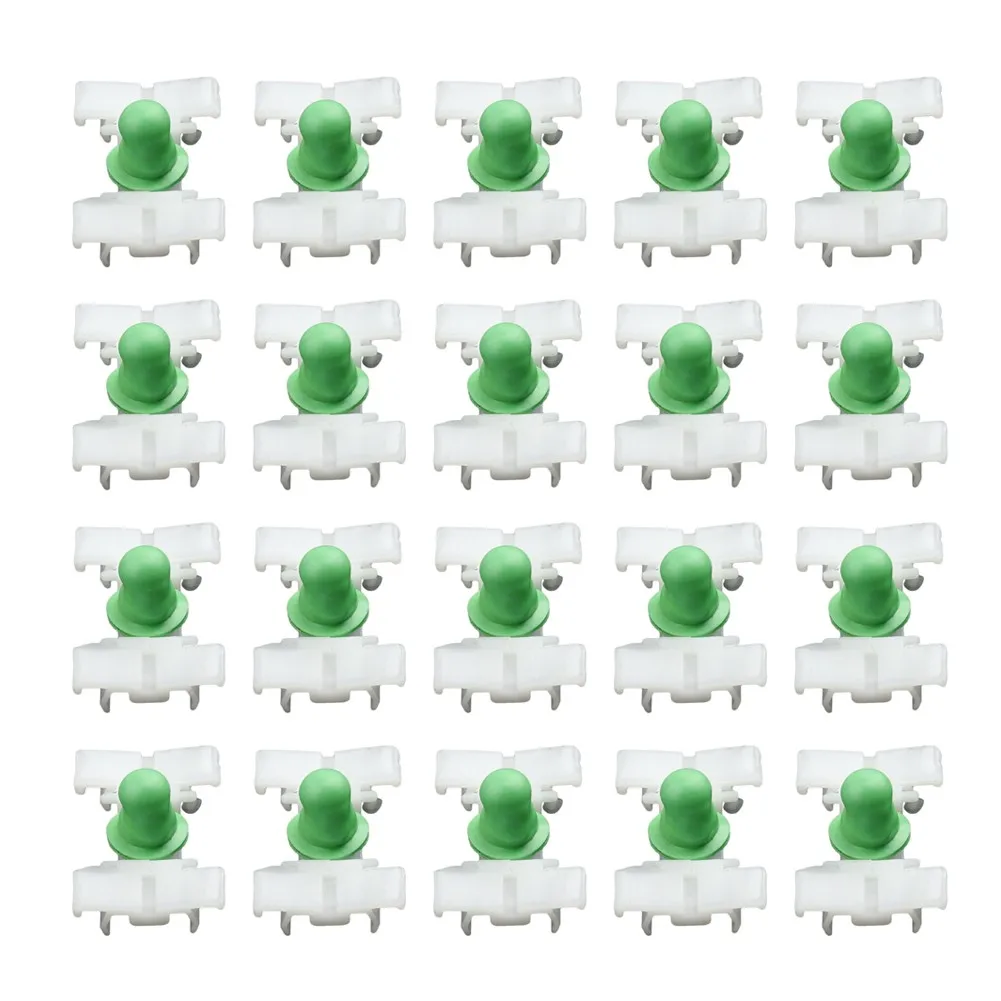 

20pcs Car Door Bumper Strips Car Exterior Door Mudguard Moulding Trim Clips//For BMW E36 E46 323 325 328 330