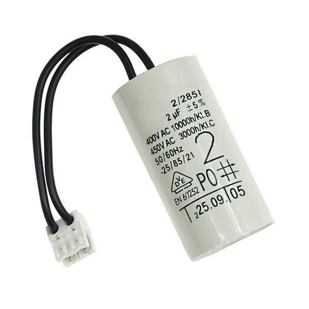 1pc 2uF Wall-mounted Boiler Water Pump Capacitor Water Pump Capacitor For Heating Water Pump Capacitor Heating Systems