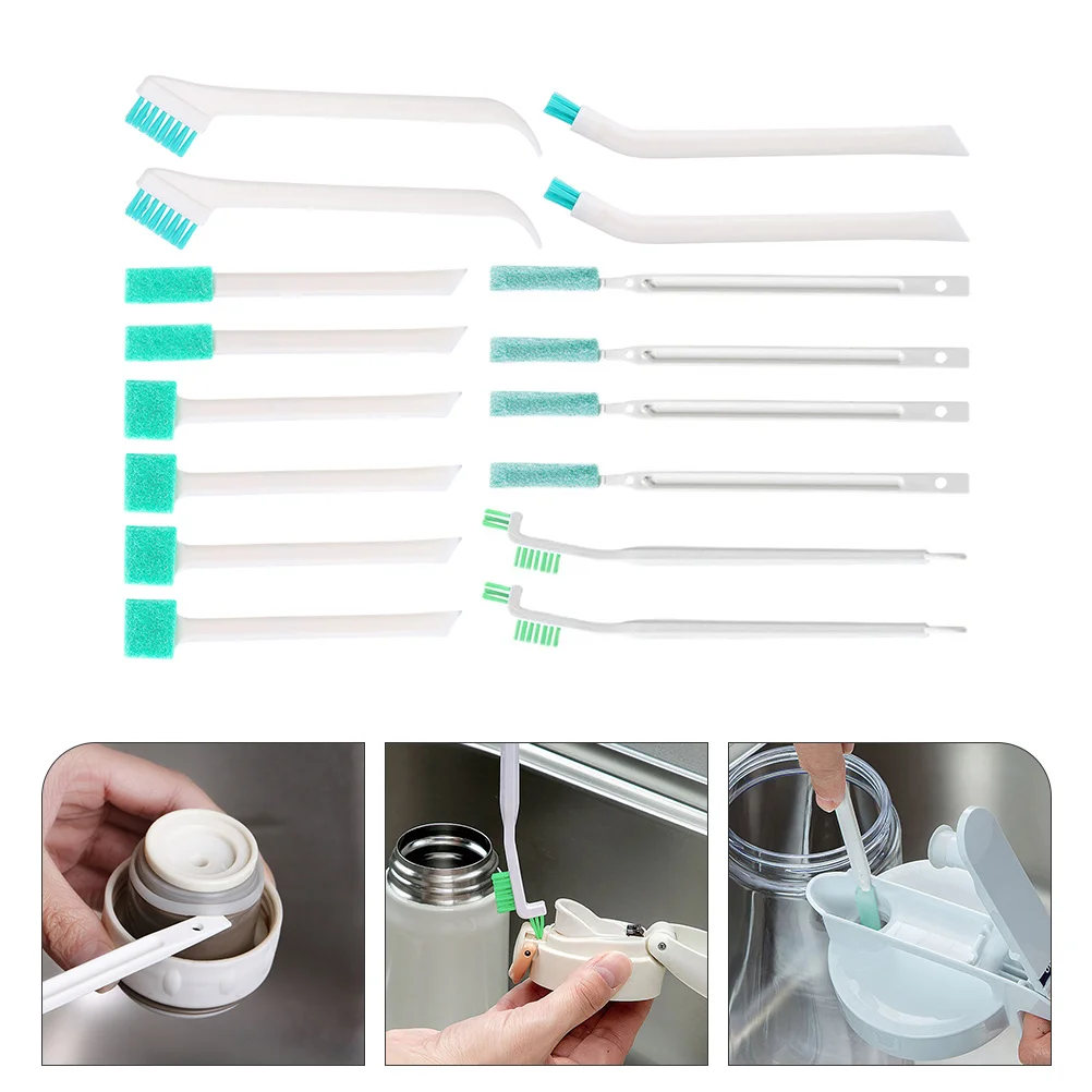 

16 Pcs Drinking Straw Cleaning Brush Crevice Small Scrub Brushes for Long Handle Spaces Water Bottle Baby