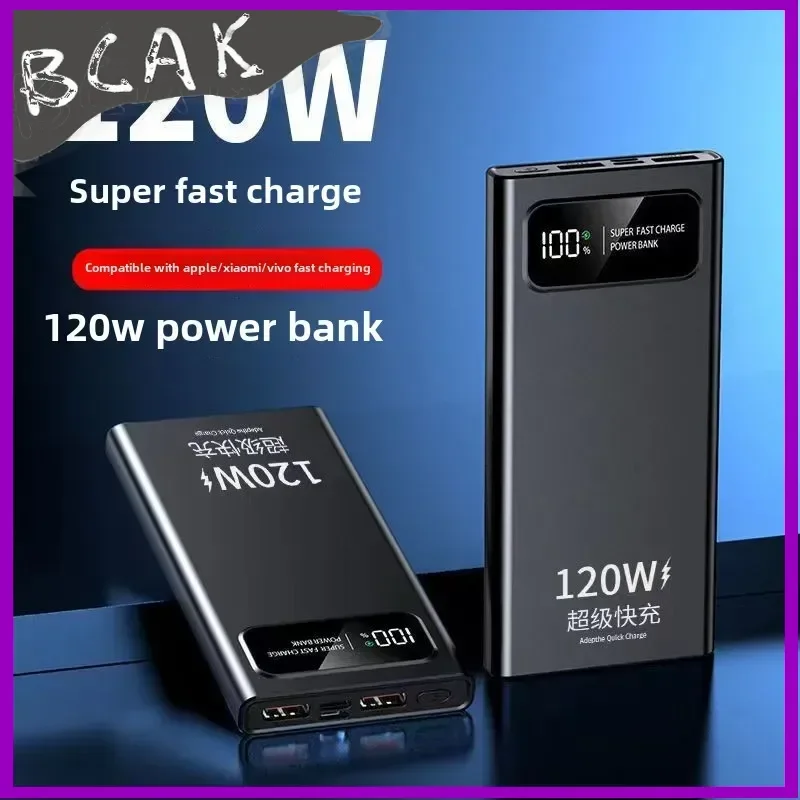 고품질 BCAK 신형 120W 스타일 파워뱅크 20000mAh 초고속 충전 대용량 모바일 신형 전원 공급 장치