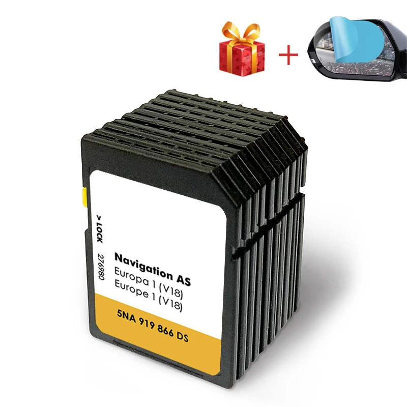 Genuine para vw Discover Media Navegação as Mapa uk Europa Sat Nav sd Card Latest V18