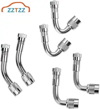 

ZZTZZ 6 PCS Valve Stem Extenders Universal Valve Stem Extensions Wheel Tyre Valve Extender Adapter for Motorcycle Car Tires