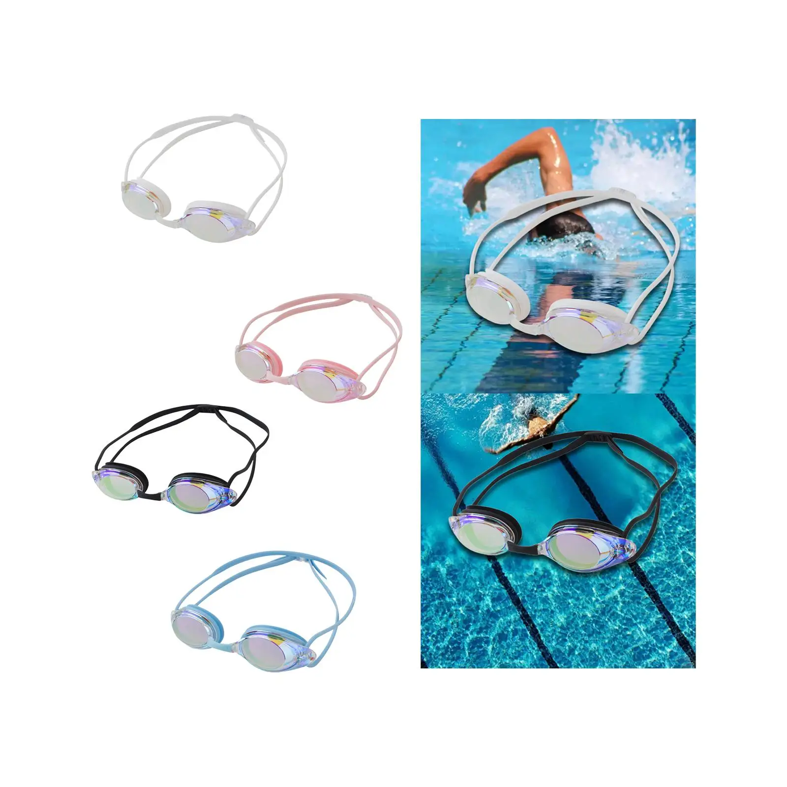 Swimming Goggles Glasses for Waterproof Wide Vision Swimming Goggles Swimming 3