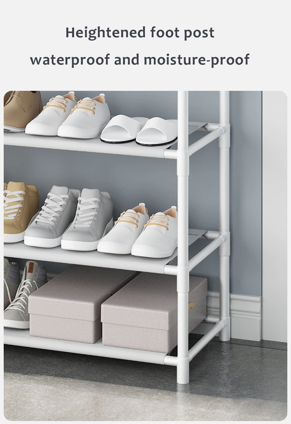 Coat Rack Shoe Cabinets Floor Hanger Storage Wardrobe Clothing Drying Racks Shoe Rack Furniture Purse Stand Hat Rack on Wall