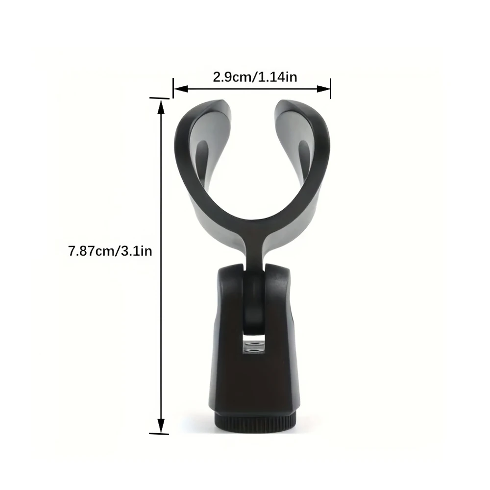 Microphone Clip Adjustable Mic Holder Clamp For Desktop Floor Standing Microphones Stand 4pcs