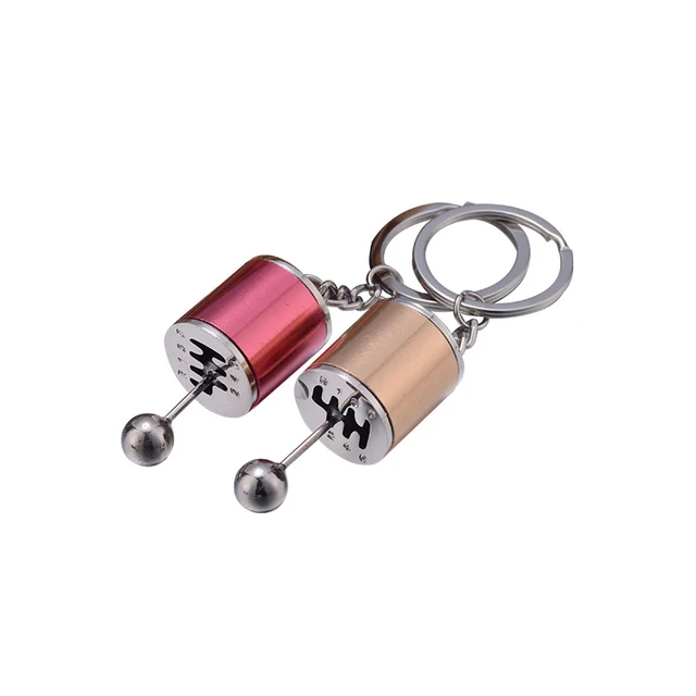Metal AntiStress Keyring Creative Car 6 Speed Gearbox Gear Fidget Toys Shift Racing Tuning Model Keychain Novelty Sensory Toys 3
