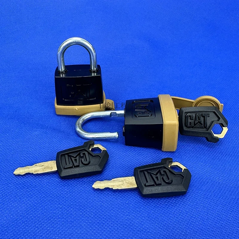 Fuel Tank Lock Excavator Lock Head Anti-theft Padlock for Caterpillar Cat E320 323 329 330 336c D Excavator
