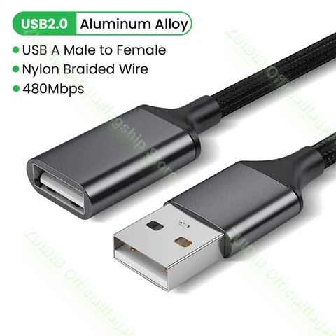 Extension Cable USB3.0 Male to Female 5Gbps Data Cable USB2.0 Extender Cord for PC Laptop TV Xbox SSD USB Extension Cable
