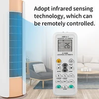 1000 en 1 télécommande universelle K-1028E AC numérique LCD pour climatiseur 6