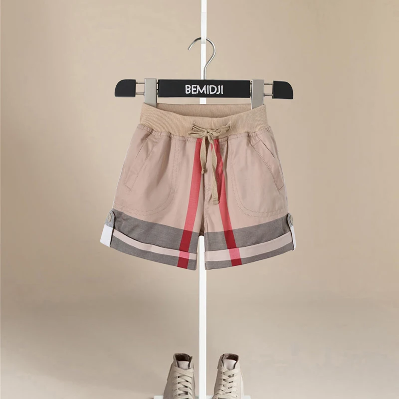 New Baby Shorts for Boy Casual Solid striped Baby Kids Shorts  Pants Boys Shorts Summer Thin Baby Boy Clothes Age for 12M to9T