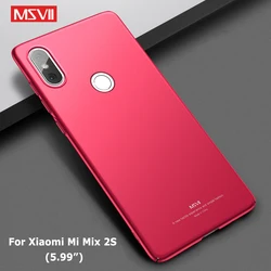 Sleek Matte Protective Case for Xiaomi Mi Mix 2 Series (Simple red)