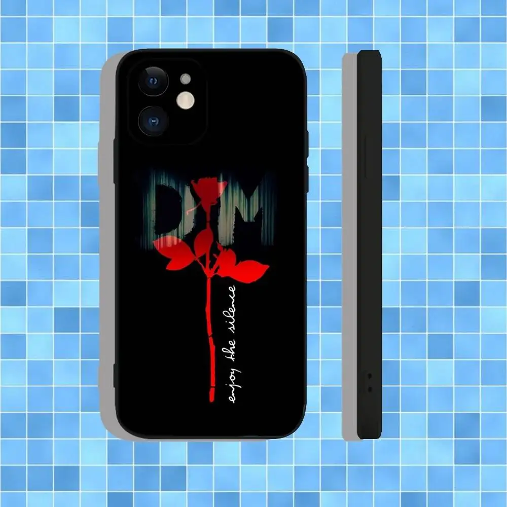 D-Depech Band M-Mode Soft Black Phone Case