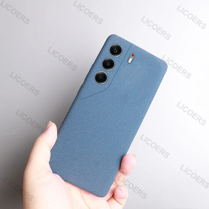 Sand Matte Soft Silicone Protective Case with Anti-Fall and Anti-Slip Features