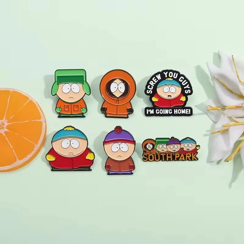 Enamel Pins Cartoon Animated Character Custom Cute Metal Brooches Lapel Badges Funny Party Jewelry Gift for Kids Friends