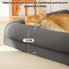 Dog Cat Nest Pet Bed All Seasons Scratch Resistant Bite Proof Sleeping Pad Removable Washable Cover for Small Medium Dogs Cats 5