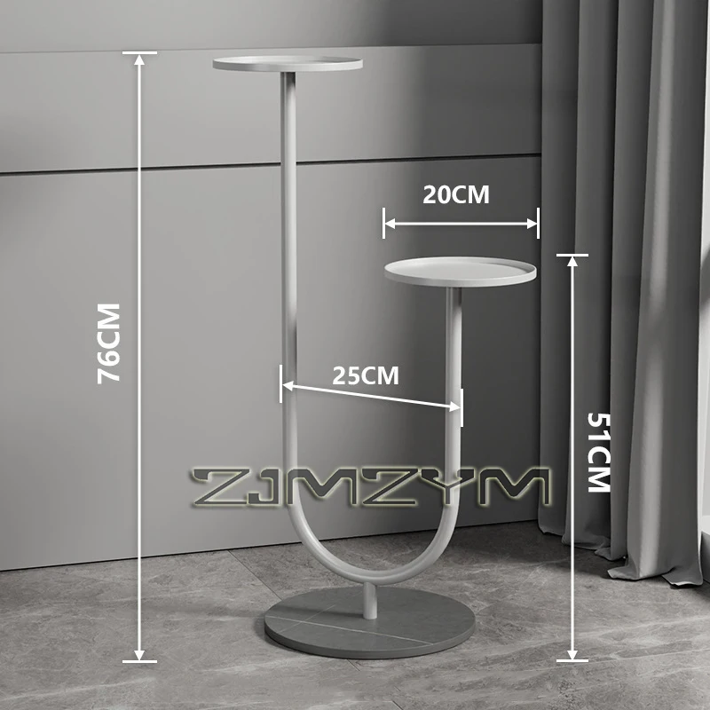 1Pcs Metal Floor Stand Shelves for Balcony Living Room Flowerpot Vases Holder Plants Display Shelves Furniture Decoratives