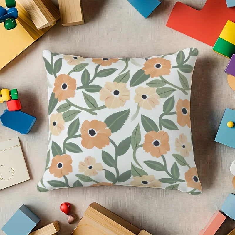 Charming Floral Pillow - Elegant Home Decor, Adds Beauty, Softness, and a Touch of Garden Freshness to Your Living Space 3