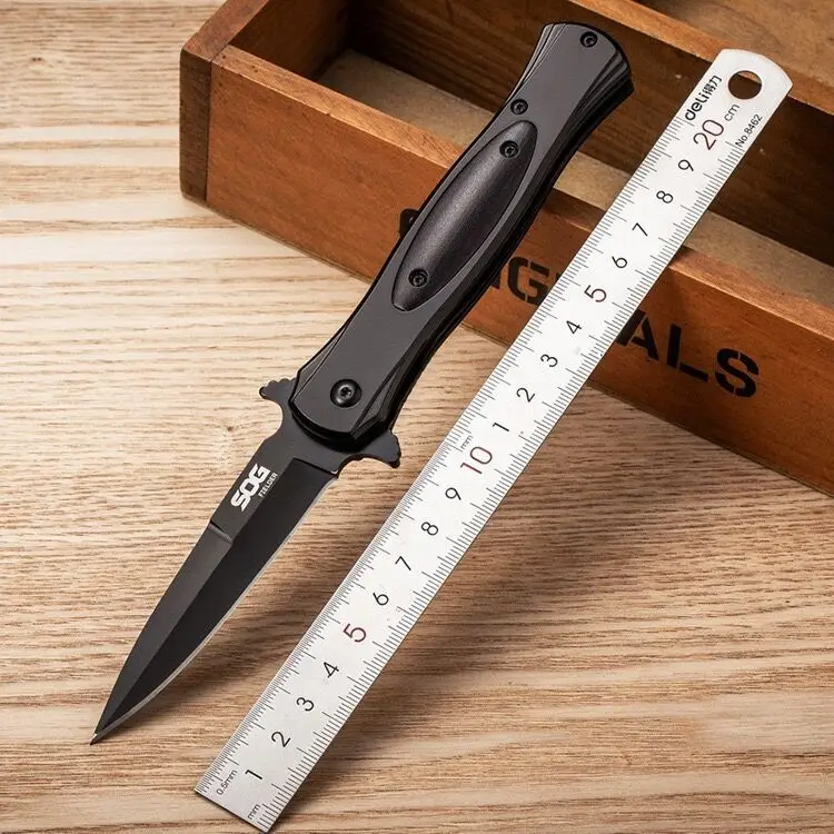 

Hot Selling Outdoor Stainless Steel Self-Defense Saber Camping High Hardness Outdoor Folding Knife Portable Fishing Knife