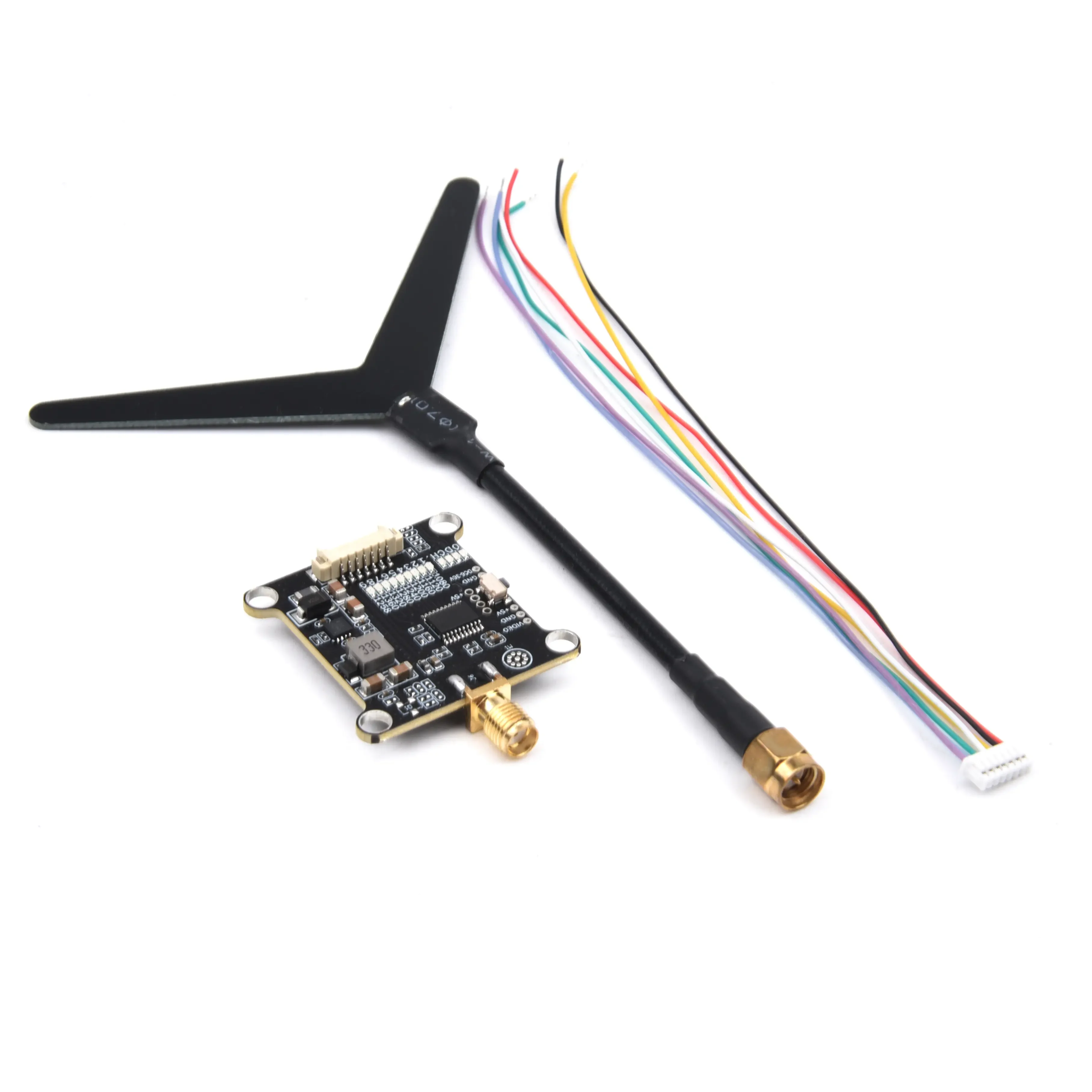 Connecteur SMA et câbles du VTX 1.2G 1.6W émetteur FPV 1600mW pour drone