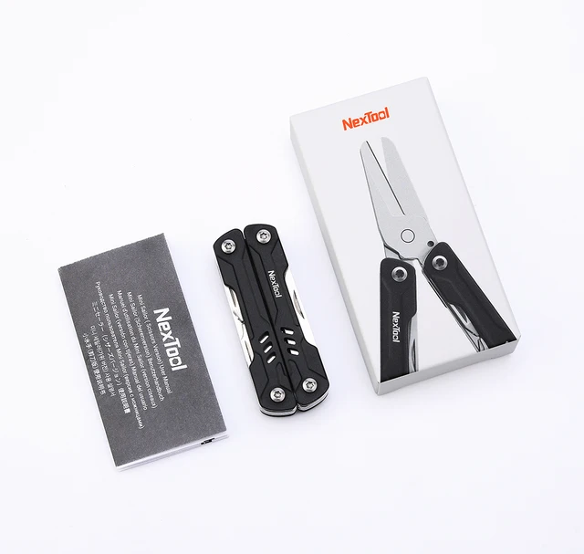 NexTool Mini Sailor Scissors Version 10 In 1 EDC Multitools Hand Pliers Tools Mini Pocket Folding Knife File Sim Card Pin Needle