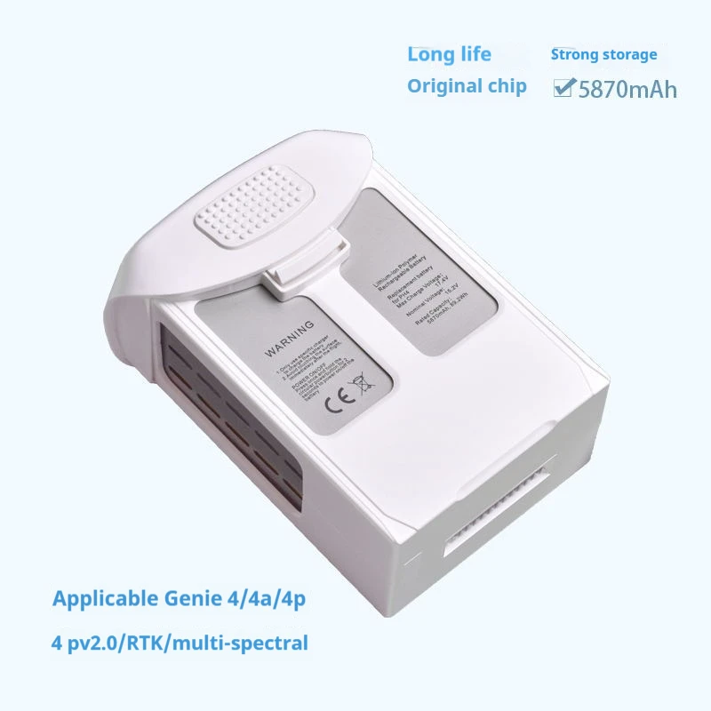 Battery 5870mAh 15.2V for dji Phantom 4 compatible phantom 4A/4 pro/4 pro v2.0/4 RTK series drone replacement battery
