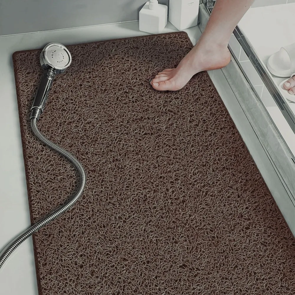 Enhanced Quick-Dry Non-Slip Bathtub and Shower Mat with Foot Scrubber