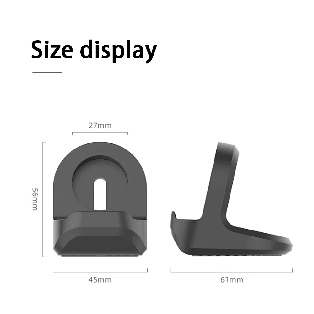 Silicone Charger Stand for Apple Watch Serie 9 8 7 6 5 4 SE Apple watch Iwatch Station Dock Charging Desktop Holder Accessories apple watch charger stand