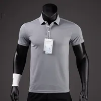 Polo à manches réfléchissantes pour hommes, décontracté, résistant et respirant, vêtements de sport d'été à séchage rapide 2