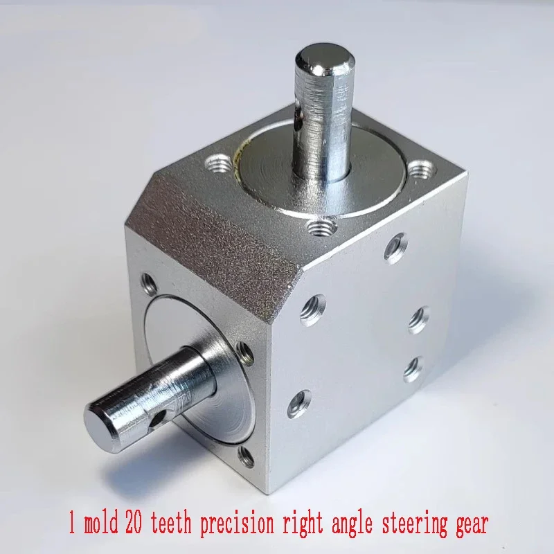Schneckengetriebe 1 Modul – Übersetzung 1:10 Oder 1:20, 45er Stahl & Kupfer, 8mm Bohrung, 90° Winkel