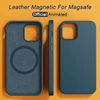 Official Animation Leather Magsafe Case For iPhone 15 14 13 16 Pro Max 16 Plus Magnetic Wireless Charging Phone Cases Back Cover 1