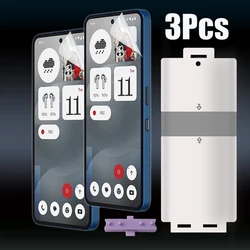 Premium 3 - Pack TPU Hydrogel Full - Cover Screen Protector Film (Nothing Phone 3APro)