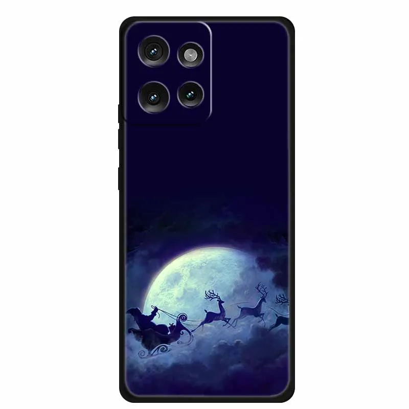Festive Holiday Silicone Case - Soft TPU Protective Cover with Christmas Design