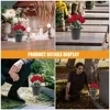 2 Pcs Worship Flower Arrangement Base Cemetery Vase Inserts Grave Holder Floral Hydroponics 3