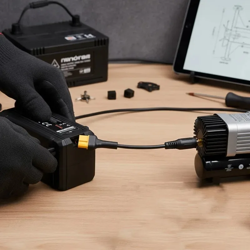 Solar Connection Line XT60 Male/Female Connector To DC5521 18AWG Power Cable Adaptor for Car Battery Charging Adapter Cables