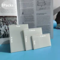3Packs150Sheets Stickers Transparent Sticky Notebook Pads Notepads Clear Bookmark Read Book Stationery School Supplie 1